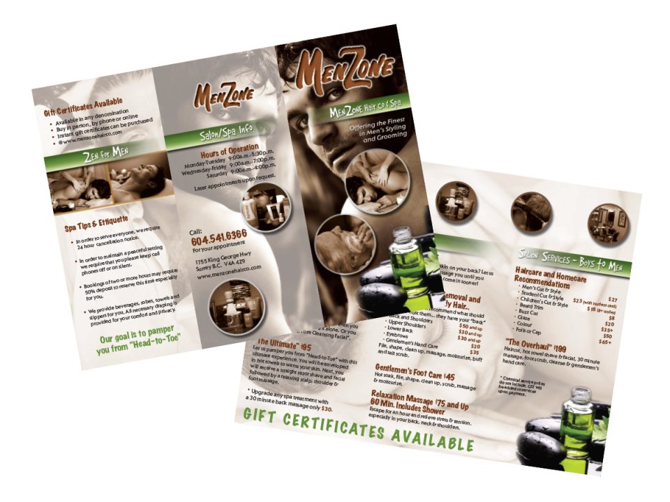 MenZone trifold