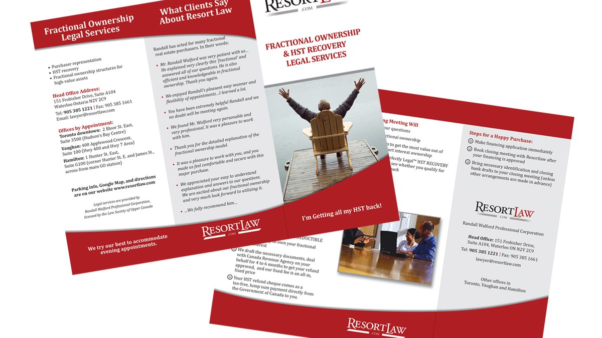 Resort Law Trifold