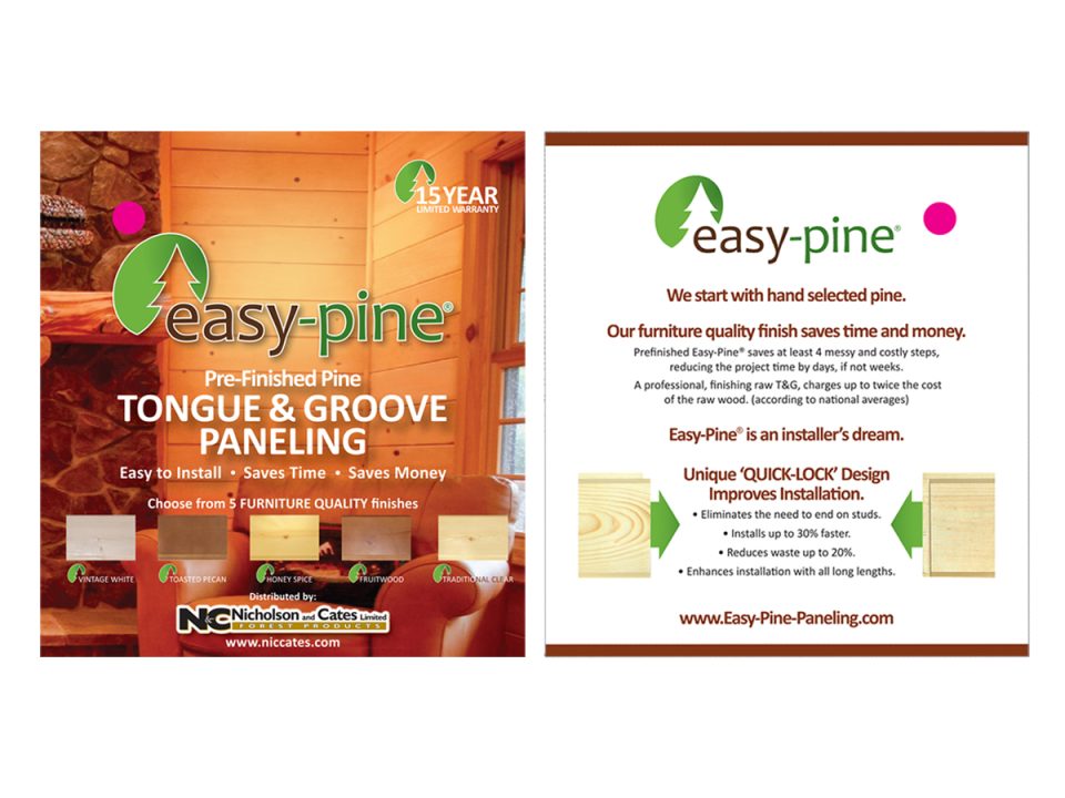 Vibrant Graphics Portfolio Easy Pine Brochure